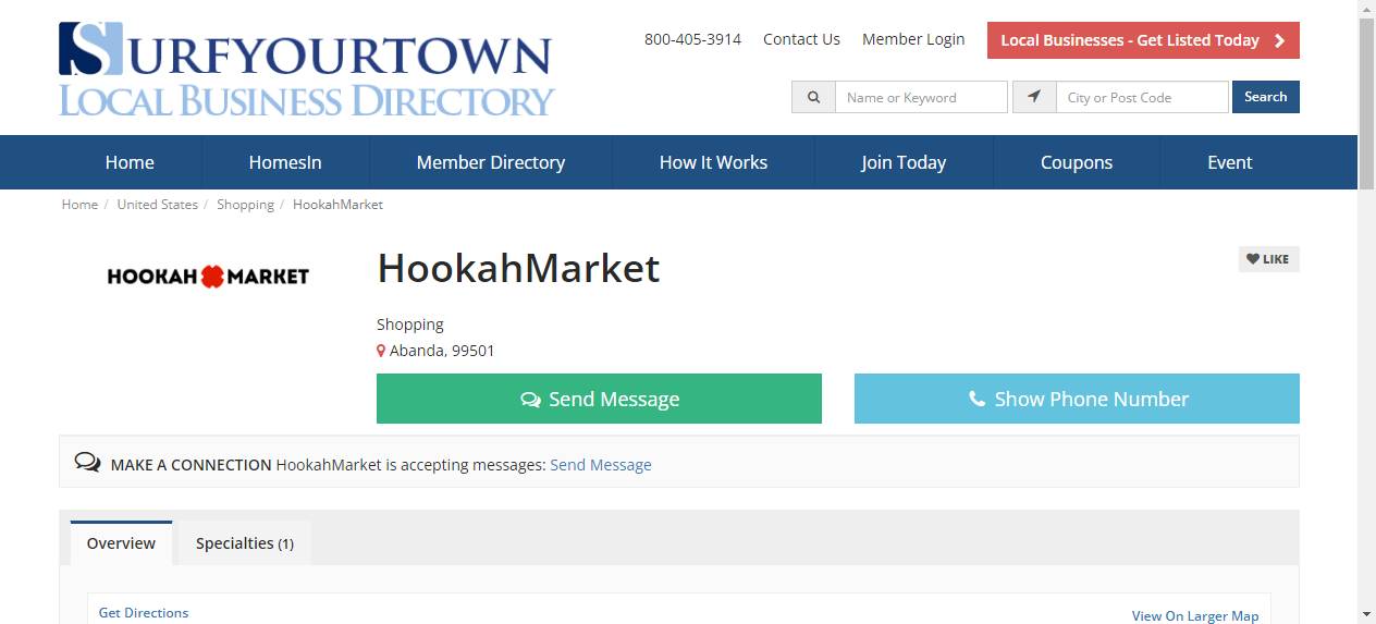 HookahMarket Profile